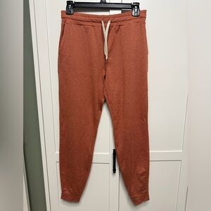 Vuori Rust Orange Drawstring Joggers